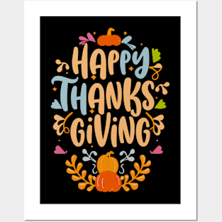 Happy Thanksgiving Posters and Art